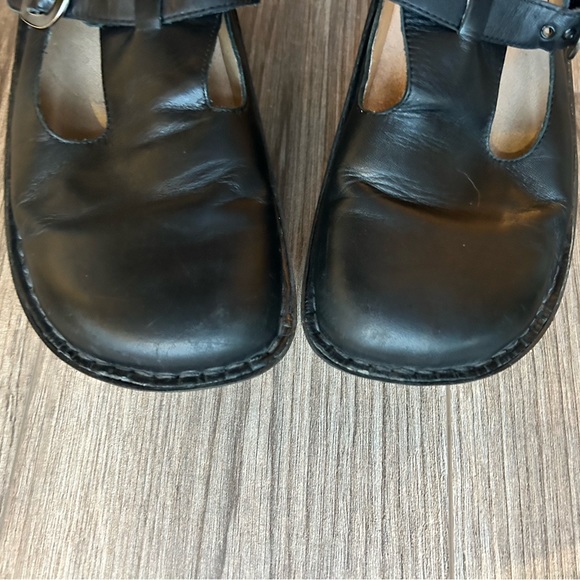 Alegria Black Leather Mules | 42 - Picture 2 of 8